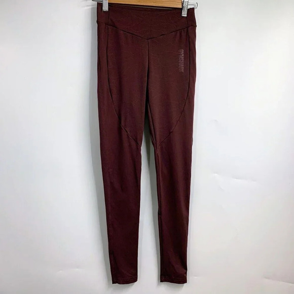 Gymshark Women's‎ Terra High Sheen Embossed GLLG3677 Athletic Pants Size M - Picture 1 of 12